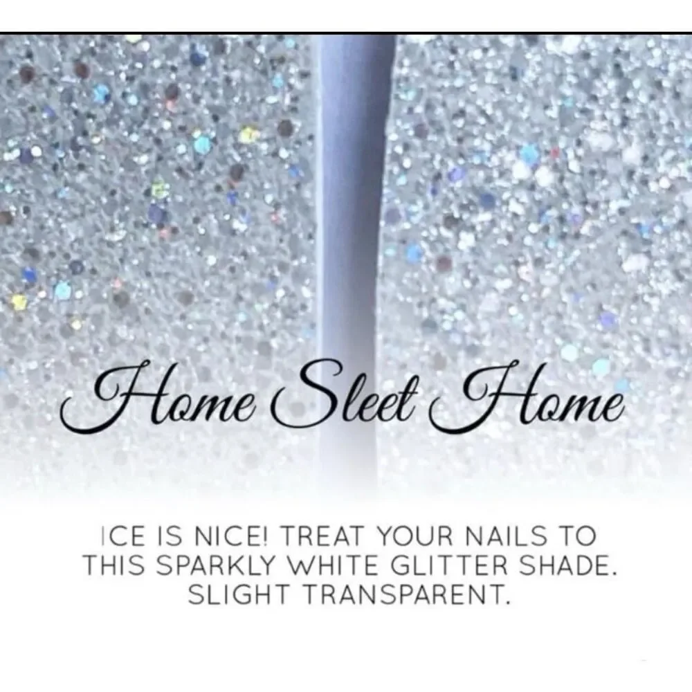 Home Sleet Home   Color Street Pink Glitter Press-On Nails/Home Sleet Home